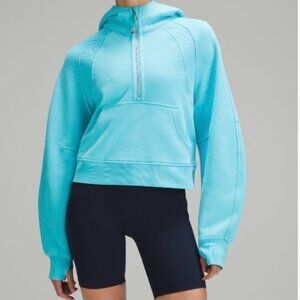 Lululemon Scuba Half-Zip Hoodie XL/XXL in Electric Turquiose